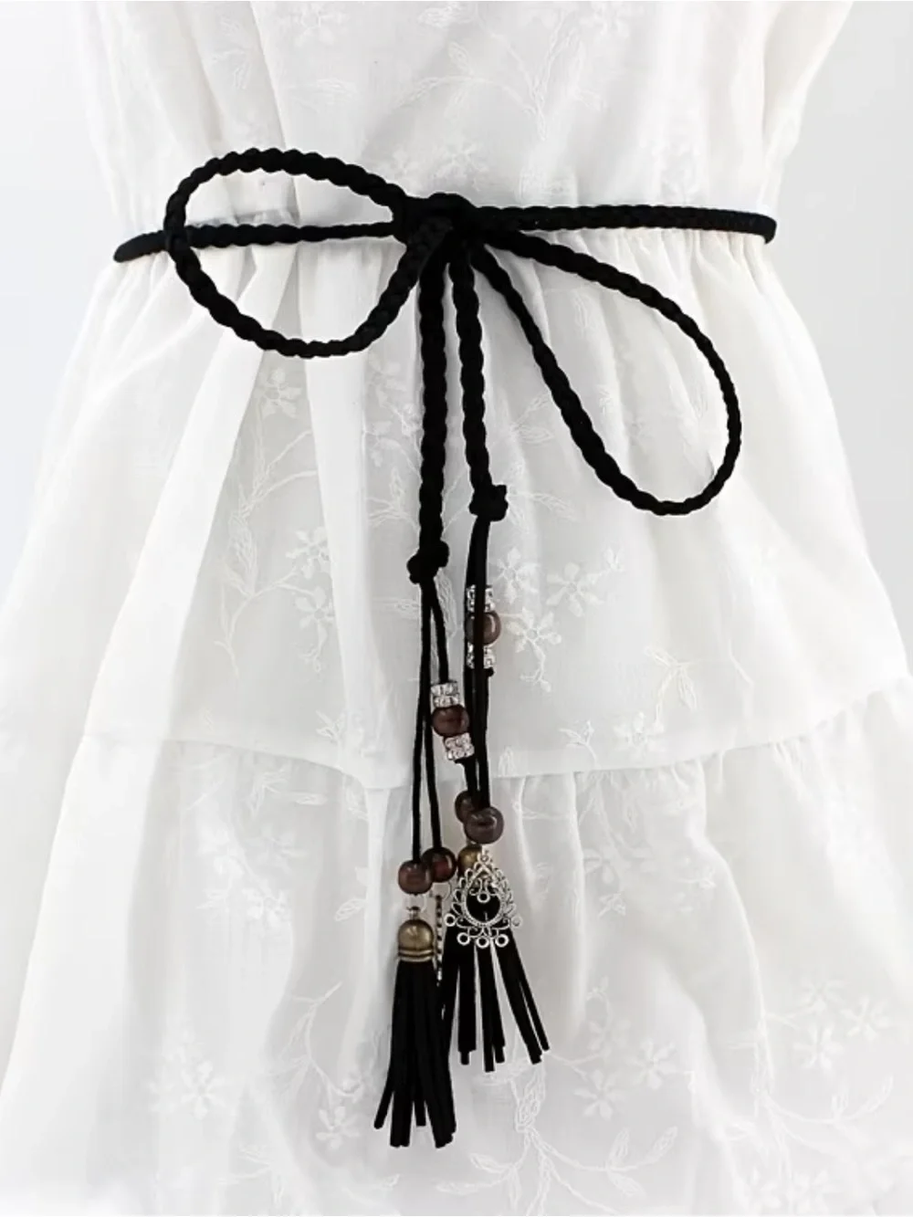 Boho fringe belt